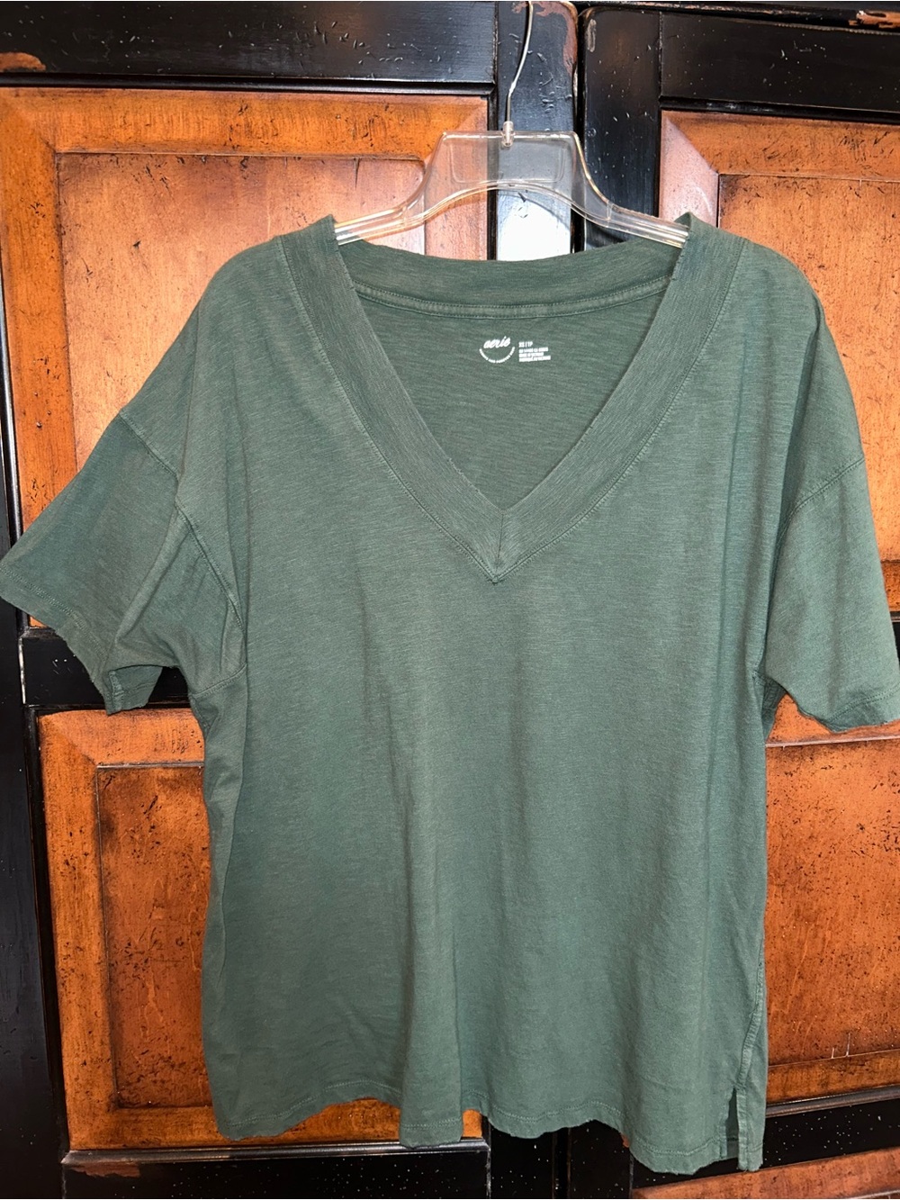 aerie Sage Crewneck Tee